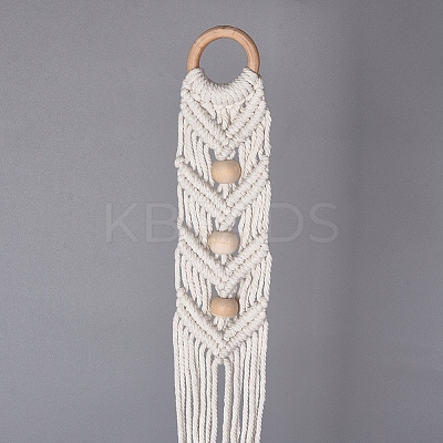Handmade Cotton Rope Hanging Planters Sets AJEW-WH0112-05-1