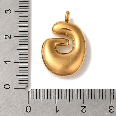 Ion Plating(IP) 304 Stainless Steel Pendants X-STAS-M017-08G-07-1