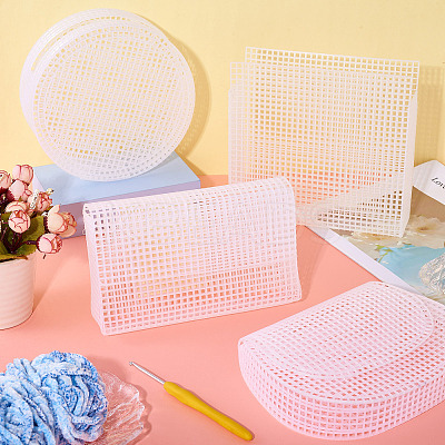 4 Styles Plastic Mesh Sheets FIND-TA0006-66-1