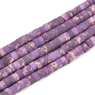 Dyed Synthetic Imperial Jasper Beads Strands G-Z089-A03-K-1