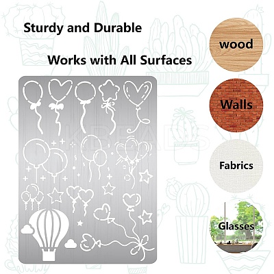 Stainless Steel Metal Cutting Dies Stencils DIY-WH0289-086-1