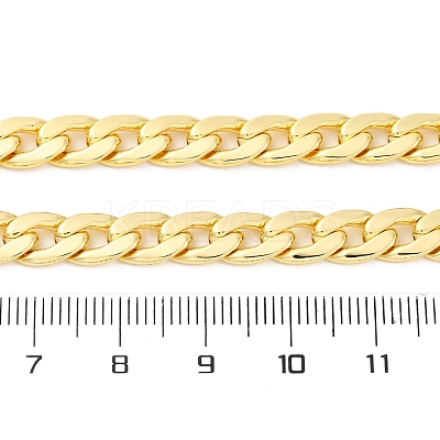 Brass Cuban Link Chain Necklaces for Women NJEW-K282-03G-1