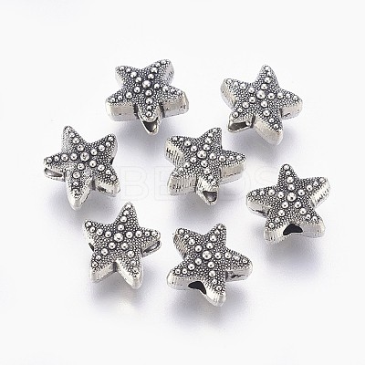 Tibetan Style Alloy Beads LS-TIBE-H1078-AS-RS-1