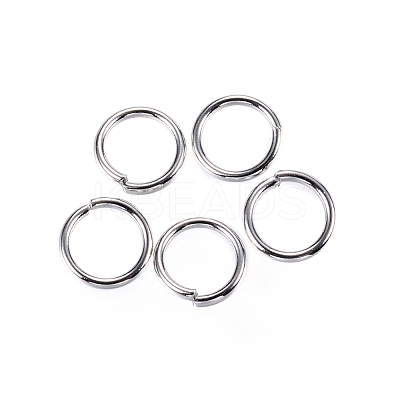 Tarnish Resistant 304 Stainless Steel Open Jump Rings A-STAS-D448-097P-6mm-1