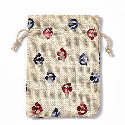 Burlap Packing Pouches Drawstring Bags ABAG-L016-A10-1