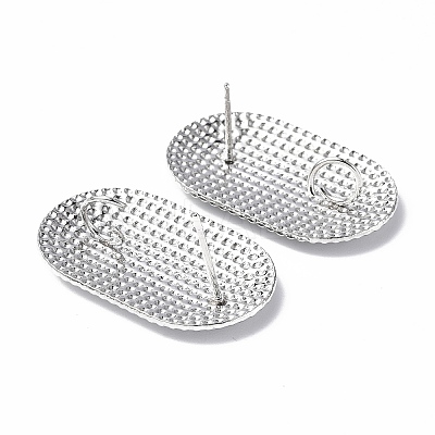 Non-Tarnish 304 Stainless Steel Stud Earring Findings STAS-F286-19P-1