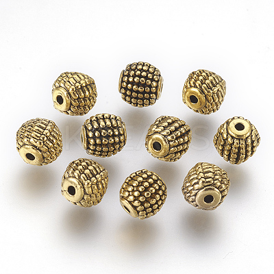 Tibetan Style Alloy Beads X-GLF0079Y-NF-1
