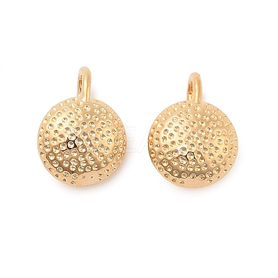 Brass Half Round Cuff Earrings KK-C130-09G-1