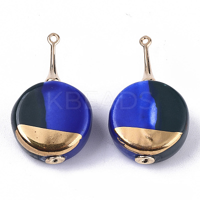 Tri-color Handmade Porcelain Pendants PORC-S501-015A-1