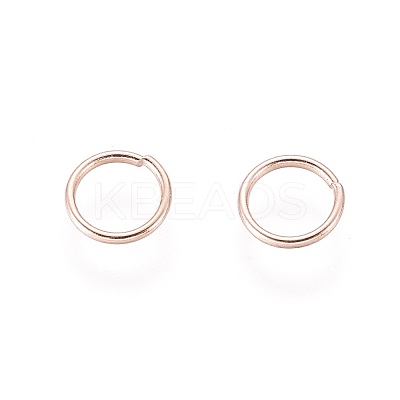 304 Stainless Steel Open Jump Rings STAS-O098-01RG-06-1