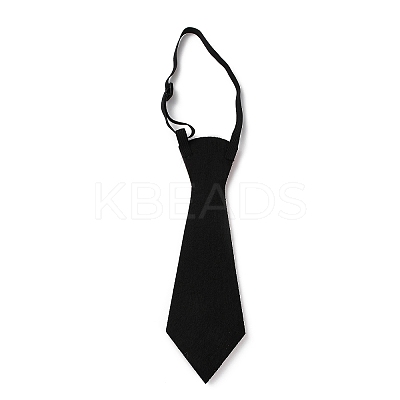 Chistmas Theme Non-woven Fabrics Necktie AJEW-L092-A02-1