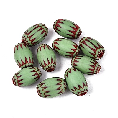 Handmade Millefiori Glass Barrel Beads LA-N002-15D-1