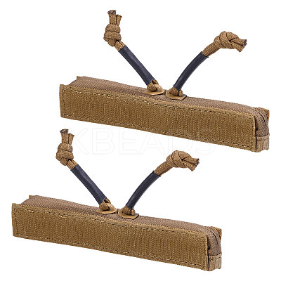 Nylon & Plastic Outdoor Tactical Vest Zipper Strip DIY-WH0128-60A-1