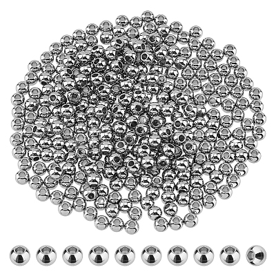 500Pcs 304 Stainless Steel Spacer Beads STAS-DC0015-68-1