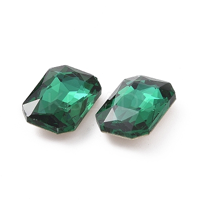 Glass Rhinestone Cabochons GGLA-P002-01A-02-1