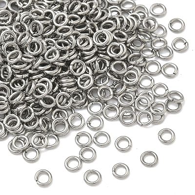 Tarnish Resistant 304 Stainless Steel Open Jump Rings STAS-Q186-02-3x0.6mm-1