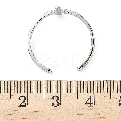 304 Stainless Steel Adjustable Cuff Rings RJEW-Z105-01P-05-1
