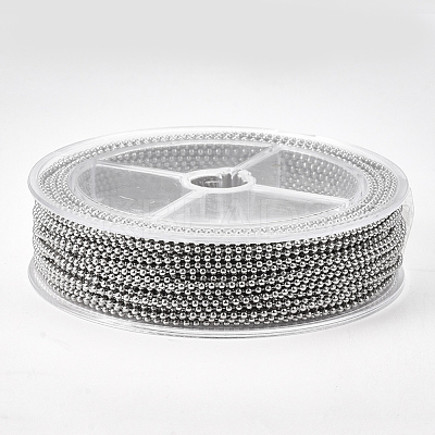Tarnish Resistant 304 Stainless Steel Ball Chains CHS-S005-05A-1