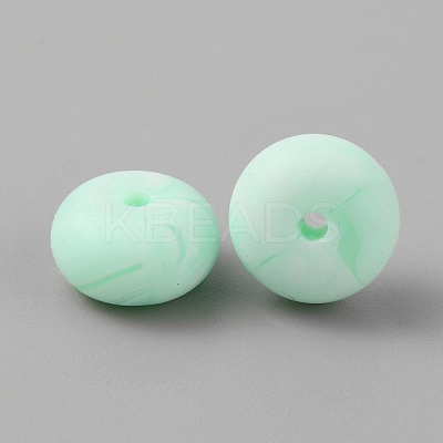 Rondelle Food Grade Eco-Friendly Silicone Beads SIL-TAC0010-04H-1