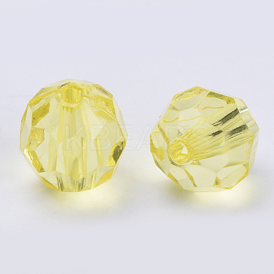Transparent Acrylic Beads X-TACR-Q257-10mm-V21-1