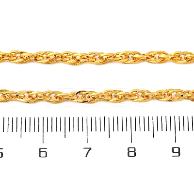 Brass Rope Chains Necklaces for Women NJEW-D302-62G-1