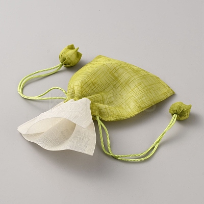 3D Floral Embroidery Cloth Drawstring Bags ABAG-WH0048-88E-1