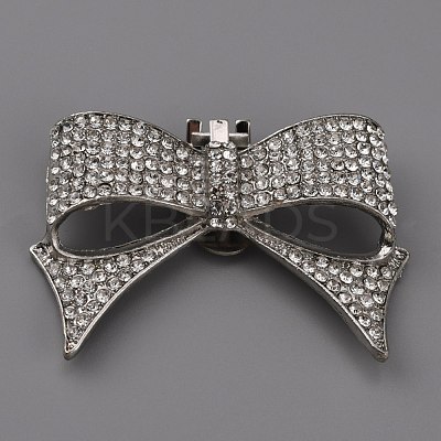 Alloy Rhinestone Shoe Decorations AJEW-WH0020-60P-1