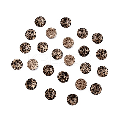 Printed Resin Cabochons CRES-WH0010-7-1