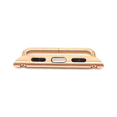 316 Stainless Steel Strap Connector For iwatch STAS-WH0029-04RG-1