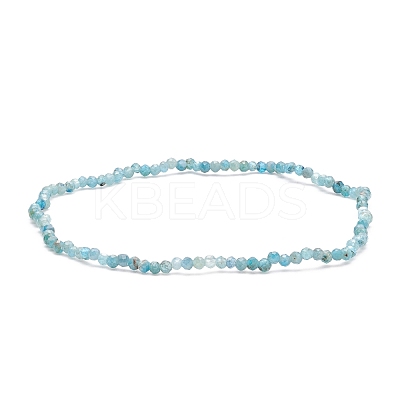 Natural Apatite Beaded Stretch Bracelet BJEW-JB08484-06-1