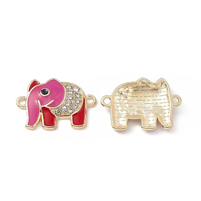 Alloy Crystal Rhinestone Connector Charms FIND-C019-09KCG-1