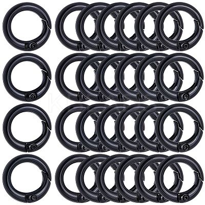 30Pcs Zinc Alloy Spring Gate Rings FIND-SP0001-40-1