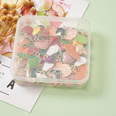 Alloy Enamel Pendants ENAM-CD0001-06-1