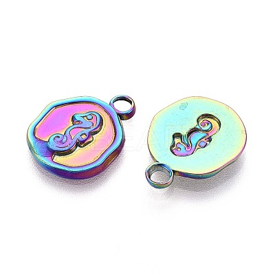 Ion Plating(IP) 304 Stainless Steel Pendants STAS-F282-07MC-1