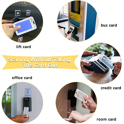 Plastic ID Card Sleeve with Polyester Lanyard Strap AJEW-WH20017-33D-1