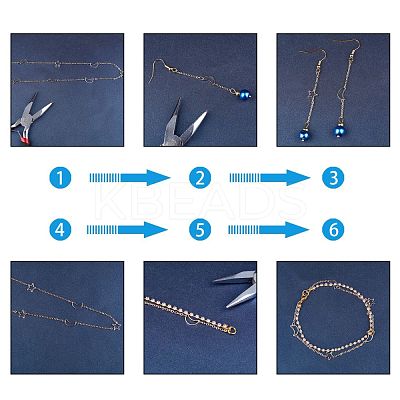 Handmade Brass Link Chains CHC-F010-01-G-A-1
