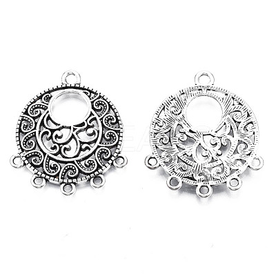 Tibetan Style Alloy Chandelier Component Links TIBE-N011-052-1