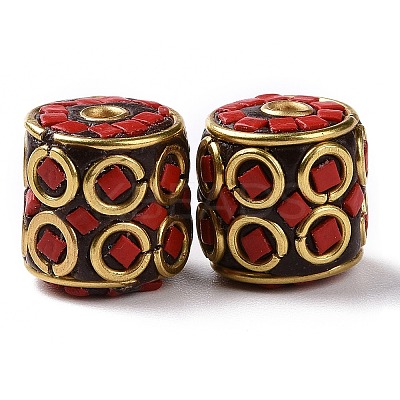 Handmade Indonesia Beads KK-G454-08G-02-1