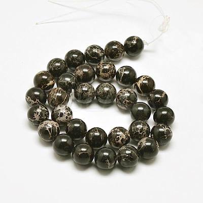 Natural Imperial Jasper Beads Strands G-I122-6mm-11-1