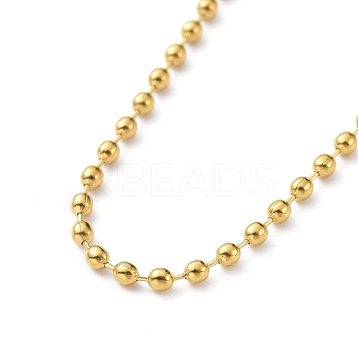 Brass Ball Chains Necklace Making NJEW-JN02838-01-1