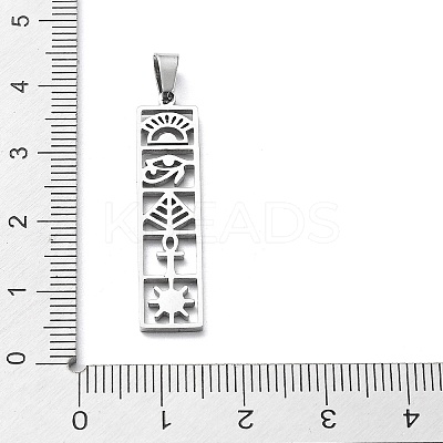 Non-Tarnish 304 Stainless Steel Pendants STAS-D036-14A-P-1