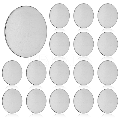 20Pcs 304 Stainless Steel Blank Metal Sheets STAS-GA0001-98-1