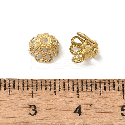 304 Stainless Steel Bead Caps STAS-P363-03A-G-1