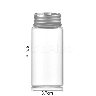 Clear Glass Bottles Bead Containers CON-WH0085-76E-01-1