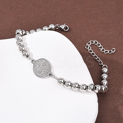 304 Stainless Steel Link Bracelets BJEW-B163-02P-1
