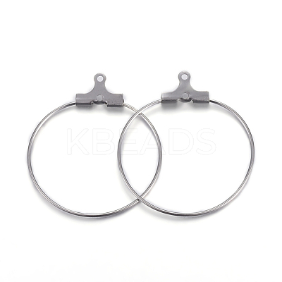 Tarnish Resistant 304 Stainless Steel Pendants STAS-F191-09P-B-1