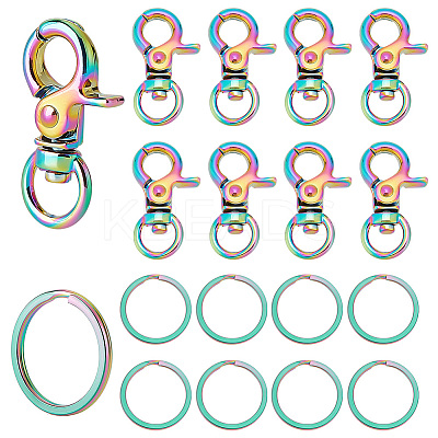 10Pcs Alloy Swivel Clasps FIND-PH0009-05-1