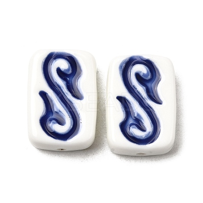 Handmade Porcelain Beads PORC-K010-02E-1