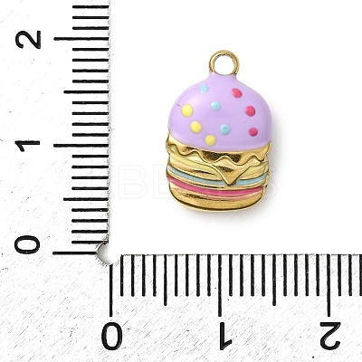 304 Stainless Steel Enamel Pendants STAS-I355-12G-01-1