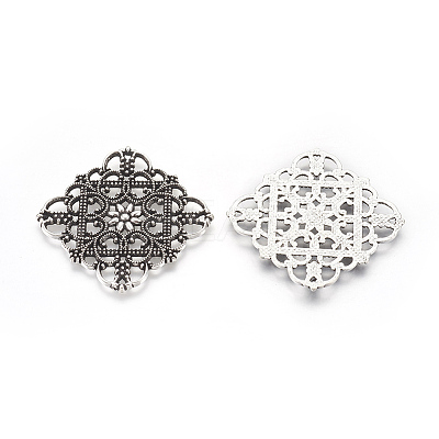 Tibetan Style Filigree Joiners LS-TIBEP-A2690-AS-LF-1